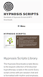 Mobile Screenshot of hypnosisscripts.com